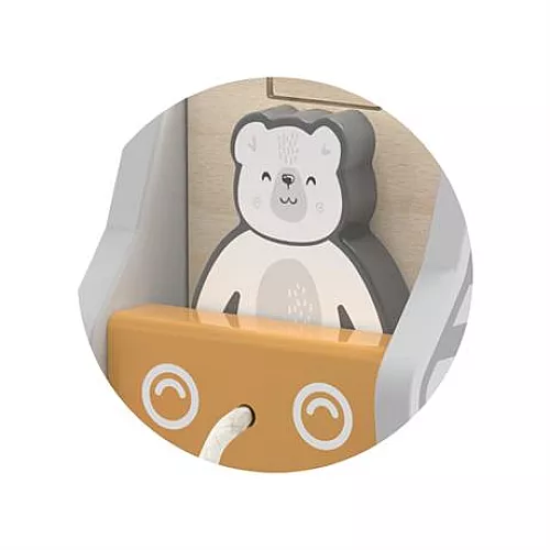 Розвиваюча дерев'яна каталка-сортер Машинка від Viga Toys Розвиваюча дерев'яна каталка-сортер Машинка від Viga Toys