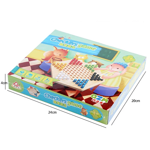 Развивающая настольная игра Монтессори Китайские шашки от Obetty