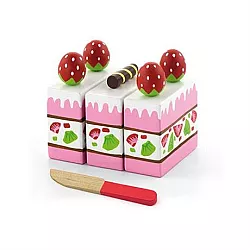 Игровой набор Клубничный торт от Viga Toys