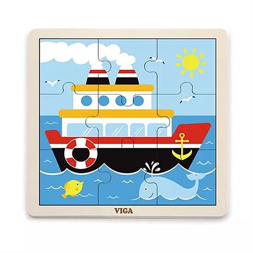 Розвиваючий пазл Корабель від Viga Toys Розвиваючий пазл Корабель від Viga Toys
