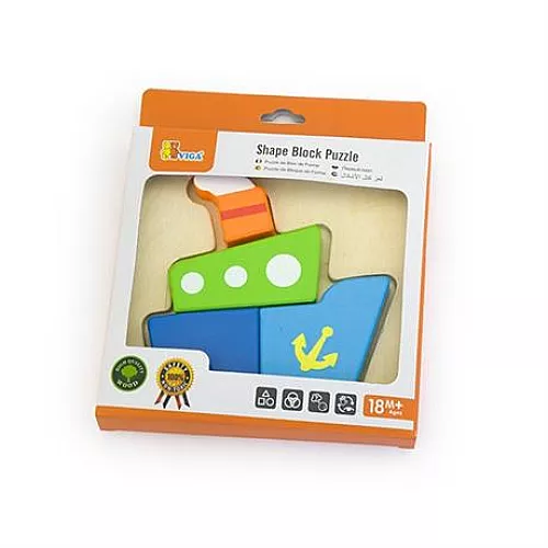 Развивающая игрушка пазл Кораблик от Viga Toys Развивающая игрушка пазл Кораблик от Viga Toys