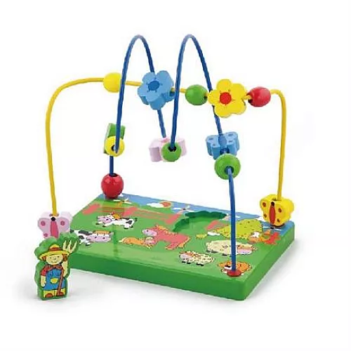 Развивающая игрушка проволочный лабиринт Ферма от Viga Toys Развивающая игрушка проволочный лабиринт Ферма от Viga Toys