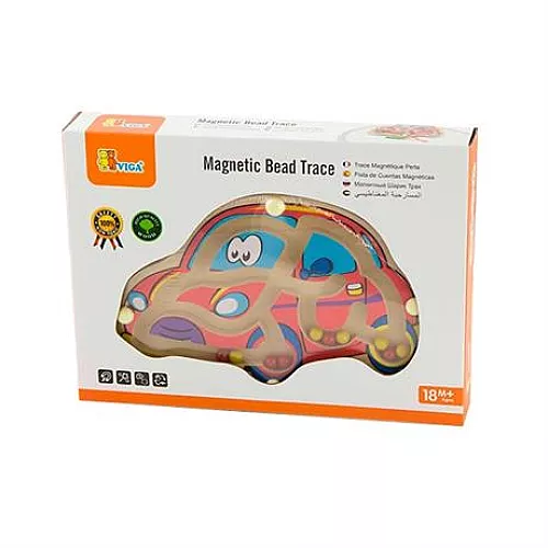 Развивающий магнитный лабиринт Машинка от Viga Toys Развивающий магнитный лабиринт Машинка от Viga Toys