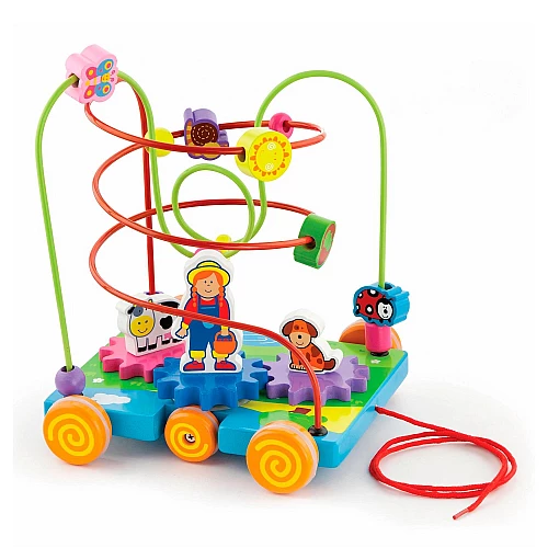 Розвиваюча іграшка каталка лабіринт від Viga Toys
