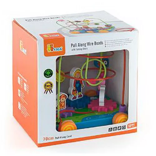 Развивающая игрушка каталка лабиринт от Viga Toys Развивающая игрушка каталка лабиринт от Viga Toys