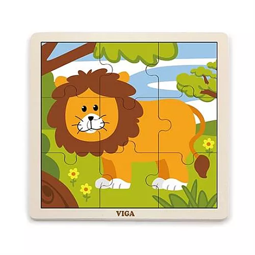 Розвиваючий пазл Лев від Viga Toys Розвиваючий пазл Лев від Viga Toys