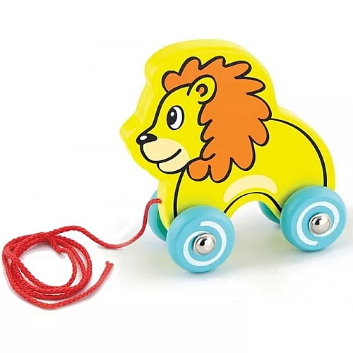 Развивающая игрушка каталка Лев от Viga Toys Развивающая игрушка каталка Лев от Viga Toys