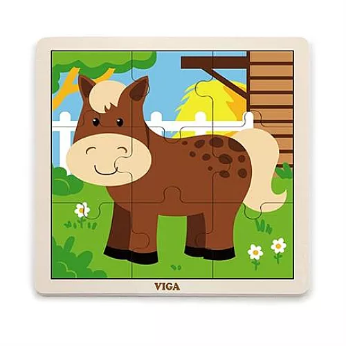Розвиваючий пазл Конячка від Viga Toys Розвиваючий пазл Конячка від Viga Toys