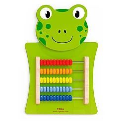 Розвиваючий бізіборд з рахівницею Жаба від Viga Toys