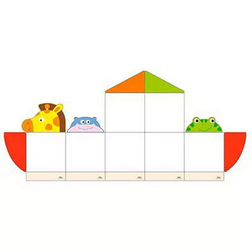 Набор Магнитные доски Кораблик с животными №9 от Viga Toys