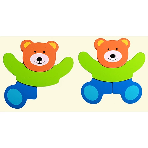 Развивающая игрушка пазл Мишка от Obetty