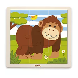 Развивающий пазл Обезьянка от Viga Toys