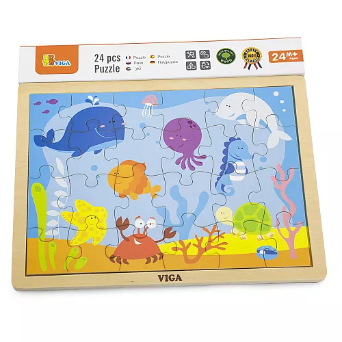 Розвиваючий пазл Океан (24 елемента) від Viga Toys Розвиваючий пазл Океан (24 елемента) від Viga Toys