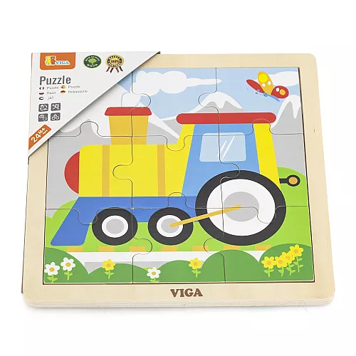Розвиваючий пазл Паровозик від Viga Toys Розвиваючий пазл Паровозик від Viga Toys