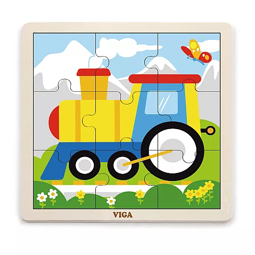 Розвиваючий пазл Паровозик від Viga Toys Розвиваючий пазл Паровозик від Viga Toys