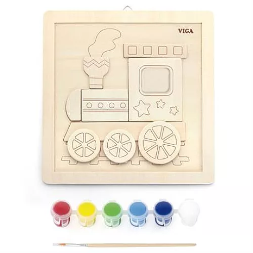 Набор для творчества Паровозик от Viga Toys Набор для творчества Паровозик от Viga Toys