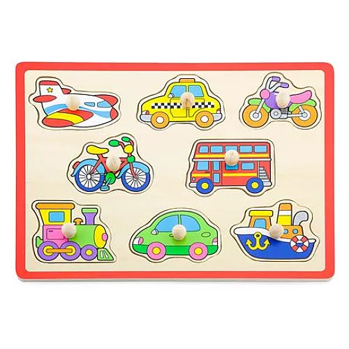 Розвиваюча рамка вкладиш Транспорт від Viga Toys Розвиваюча рамка вкладиш Транспорт від Viga Toys
