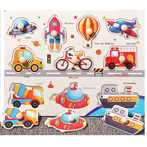 Розвиваюча рамка вкладиш Транспорт від Obetty