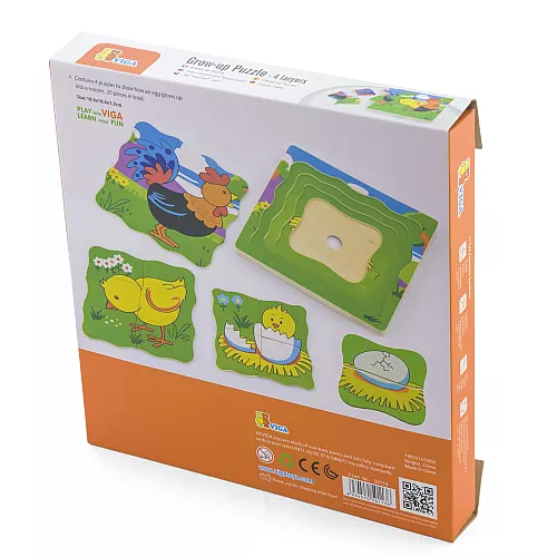 Развивающий пазл Петушок от Viga Toys Развивающий пазл Петушок от Viga Toys