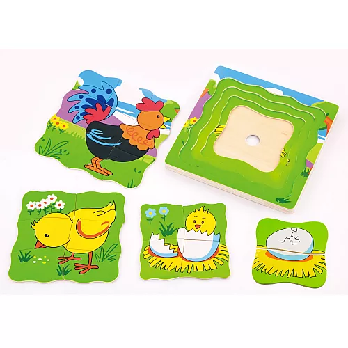 Развивающий пазл Петушок от Viga Toys Развивающий пазл Петушок от Viga Toys