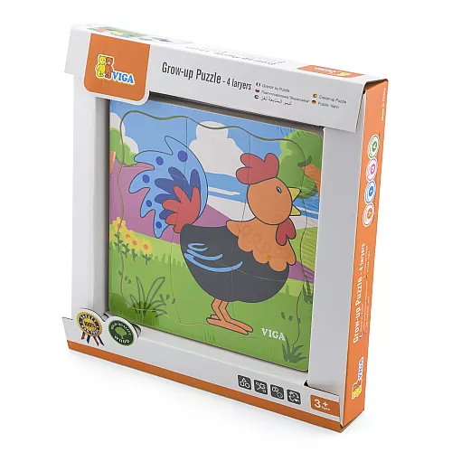 Развивающий пазл Петушок от Viga Toys Развивающий пазл Петушок от Viga Toys