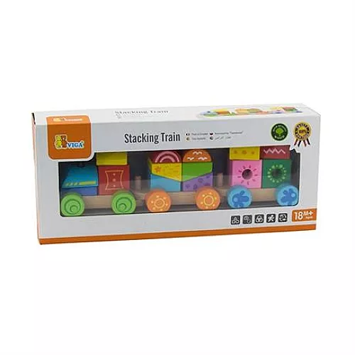 Развивающая игрушка Цветной поезд от Viga Toys Развивающая игрушка Цветной поезд от Viga Toys