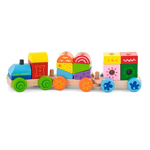 Развивающая игрушка Цветной поезд от Viga Toys Развивающая игрушка Цветной поезд от Viga Toys