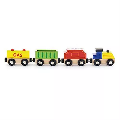 Развивающий набор Поезд грузовой (5 шт) от Viga Toys Развивающий набор Поезд грузовой (5 шт) от Viga Toys