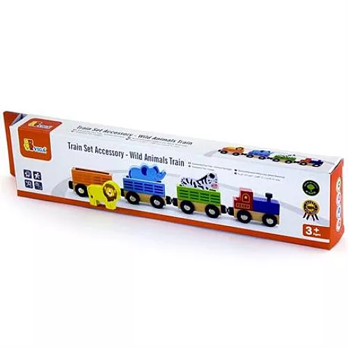 Развивающий набор Поезд с животными от Viga Toys Развивающий набор Поезд с животными от Viga Toys