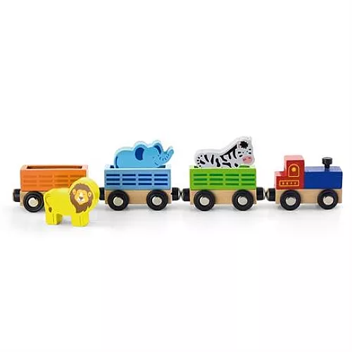 Развивающий набор Поезд с животными от Viga Toys Развивающий набор Поезд с животными от Viga Toys