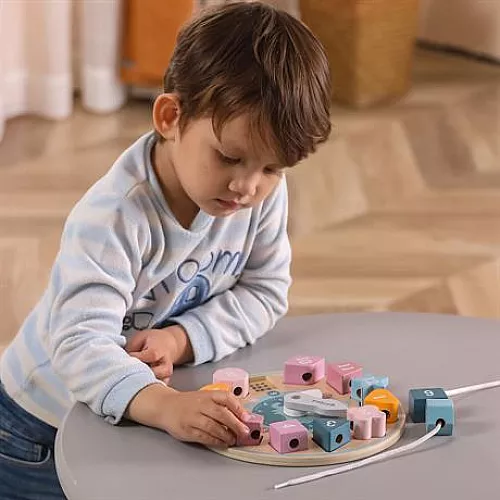Розвиваючий набір Годинники шнурівка PolarB від Viga Toys Розвиваючий набір Годинники шнурівка PolarB від Viga Toys