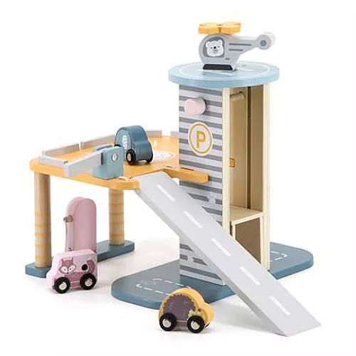 Розвиваючий набір Паркінг PolarB з машинками від Viga Toys Розвиваючий набір Паркінг PolarB з машинками від Viga Toys