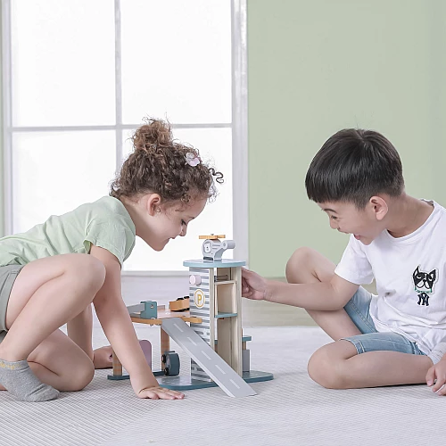 Развивающий набор Паркинг PolarB с машинками от Viga Toys