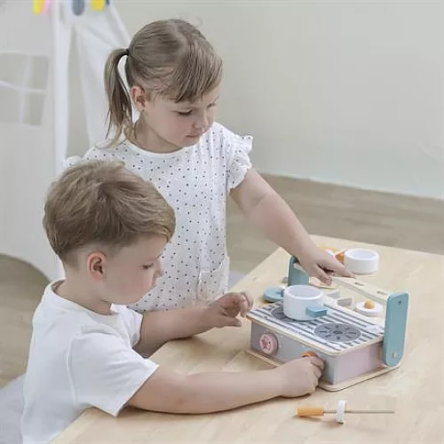 Розвиваючий набір Плитка з грилем PolarB (12 деталей) від Viga Toys Розвиваючий набір Плитка з грилем PolarB (12 деталей) від Viga Toys