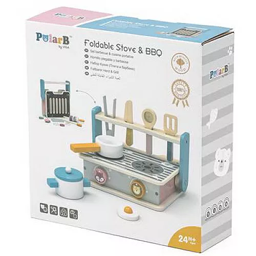 Розвиваючий набір Плитка з грилем PolarB (12 деталей) від Viga Toys Розвиваючий набір Плитка з грилем PolarB (12 деталей) від Viga Toys