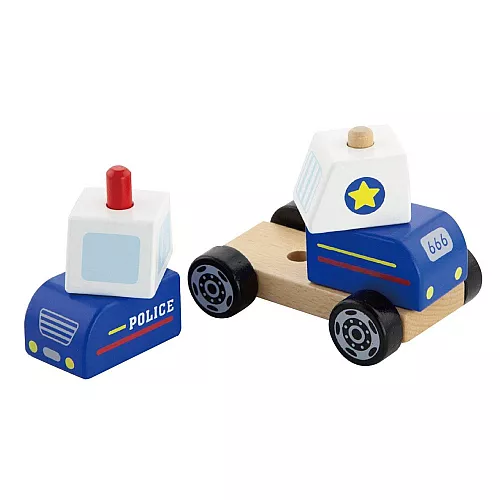 Развивающая игрушка конструктор Полицейская машина от Viga Toys Развивающая игрушка конструктор Полицейская машина от Viga Toys