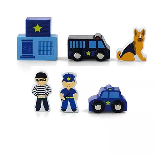 Розвиваючий набір Поліцейська дільниця (7 шт) від Viga Toys Розвиваючий набір Поліцейська дільниця (7 шт) від Viga Toys