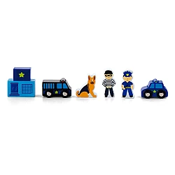 Розвиваючий набір Поліцейська дільниця (7 шт) від Viga Toys