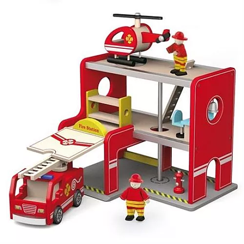 Розвиваючий набір Пожежна частина від Viga Toys Розвиваючий набір Пожежна частина від Viga Toys