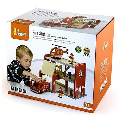Розвиваючий набір Пожежна частина від Viga Toys Розвиваючий набір Пожежна частина від Viga Toys