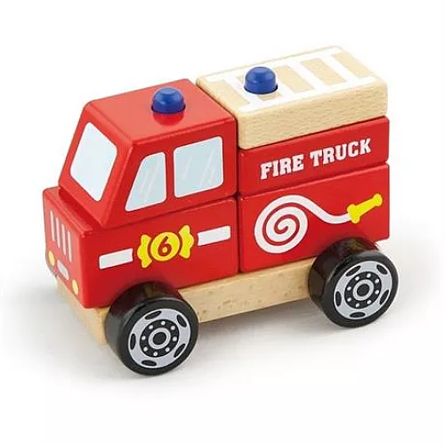 Розвиваюча іграшка конструктор Пожежна машинка від Viga Toys Розвиваюча іграшка конструктор Пожежна машинка від Viga Toys