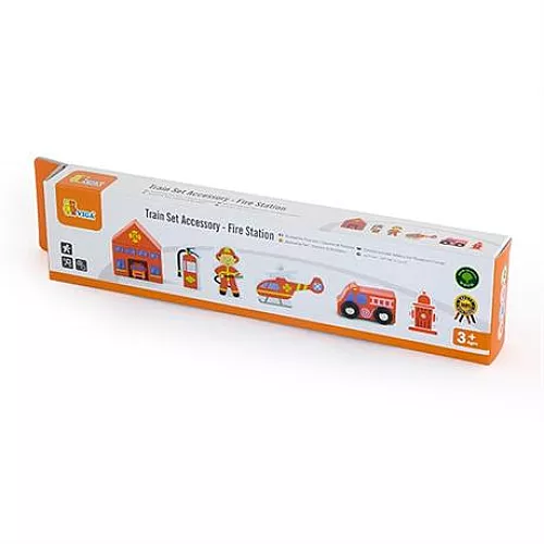 Розвиваючий набір Пожежна станція (6 шт) від Viga Toys Розвиваючий набір Пожежна станція (6 шт) від Viga Toys