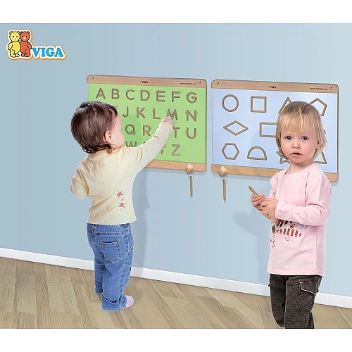 Дерев'яна рамка для навчальних дошок від Viga Toys