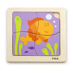 Развивающий мини пазл Рыбка от Viga Toys