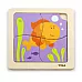 Развивающий мини пазл Рыбка от Viga Toys