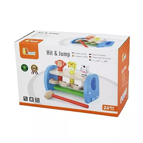 Розвиваюча іграшка стукалка Сафарі від Viga Toys Розвиваюча іграшка стукалка Сафарі від Viga Toys