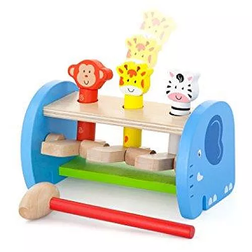 Розвиваюча іграшка стукалка Сафарі від Viga Toys Розвиваюча іграшка стукалка Сафарі від Viga Toys