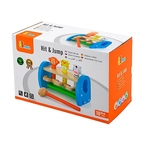 Розвиваюча іграшка стукалка Сафарі від Viga Toys