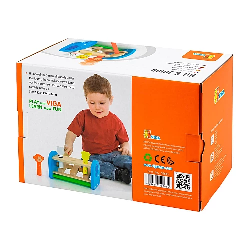 Розвиваюча іграшка стукалка Сафарі від Viga Toys