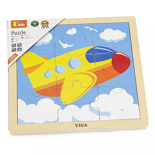 Развивающий пазл Самолетик от Viga Toys Развивающий пазл Самолетик от Viga Toys